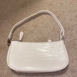 White baguette bag/purse!